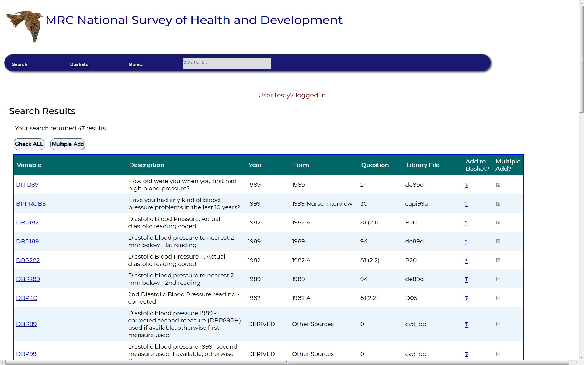 Blood Pressure search results